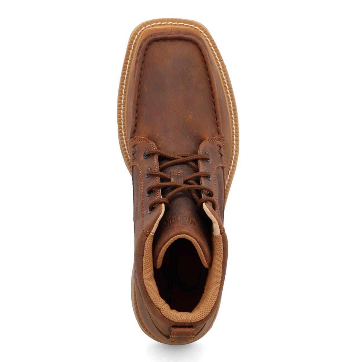 Wrangler Square Moc Toe Lacer Cinnamon