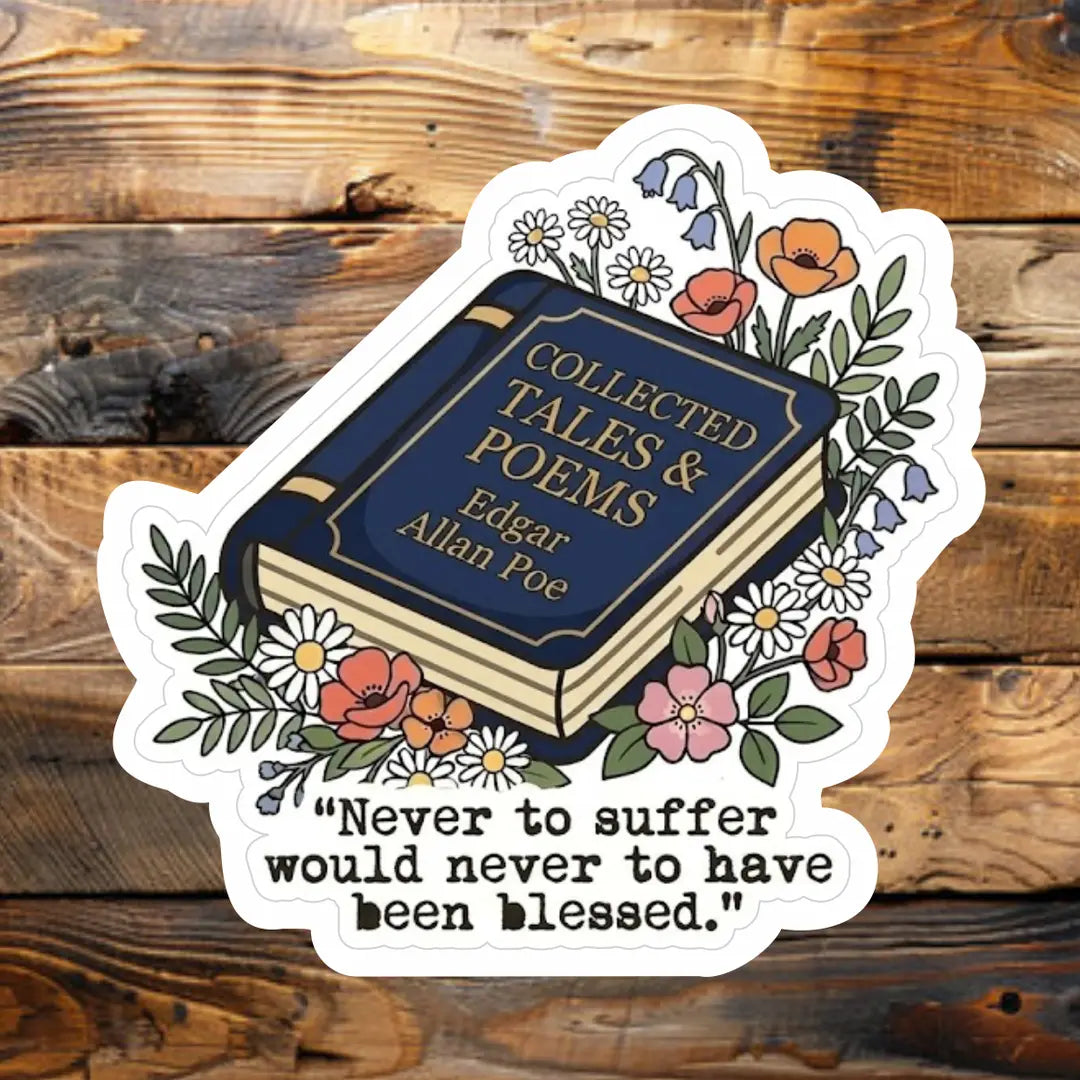 Sticky Sticker Guy Edgar Allan Poe Literary