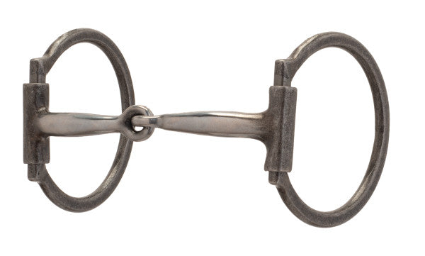 Weaver Pro Series Offset D Ring Sweet Iron Snaffle