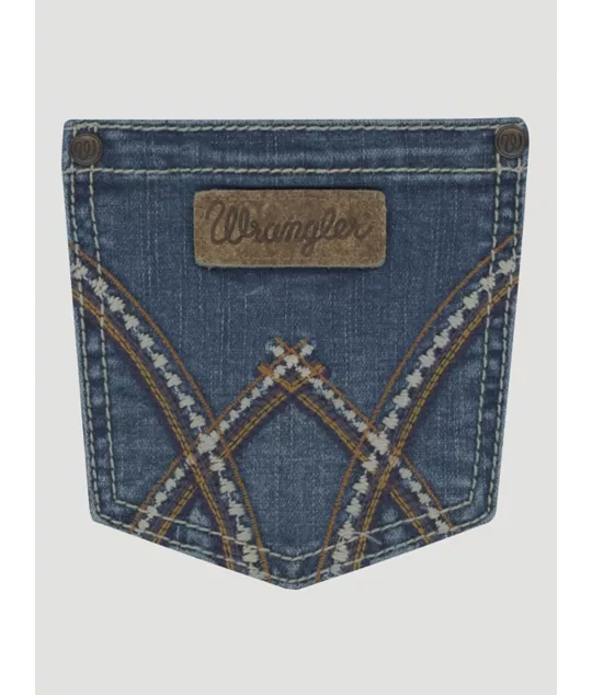 Wrangler Retro Mae Mid Rise Jean Deadwood Wash