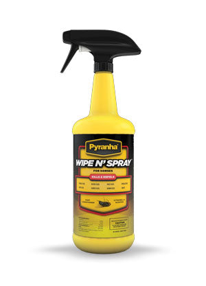 Pyranha Wipe N' Spray Fly Spray