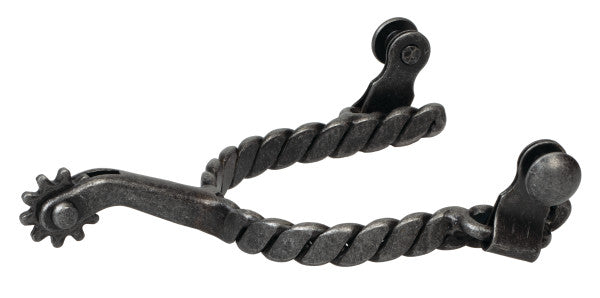 Weaver Ladies Twisted Roping Spurs Black