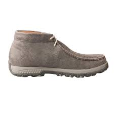 Twisted X CellStretch Chukka Grey Basketweave