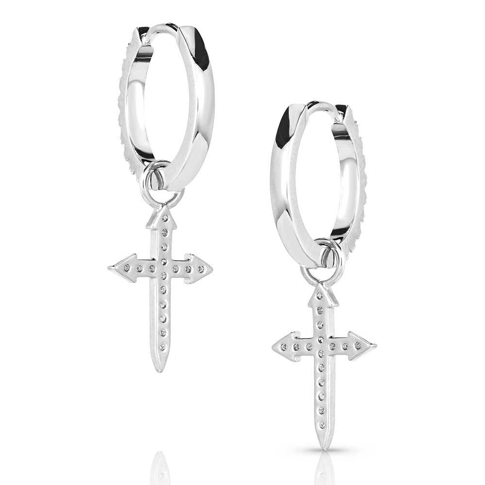 Montana Devotion Cross Earrings