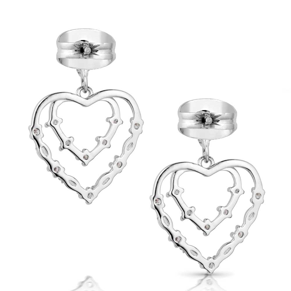 Montana Heart Grows Crystal Earrings