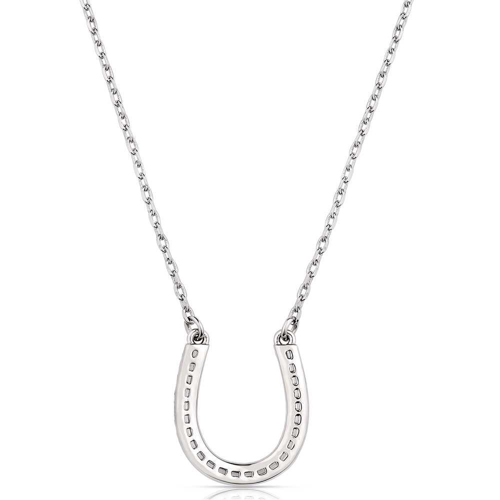Montana Frosted Luck Crystal Necklace