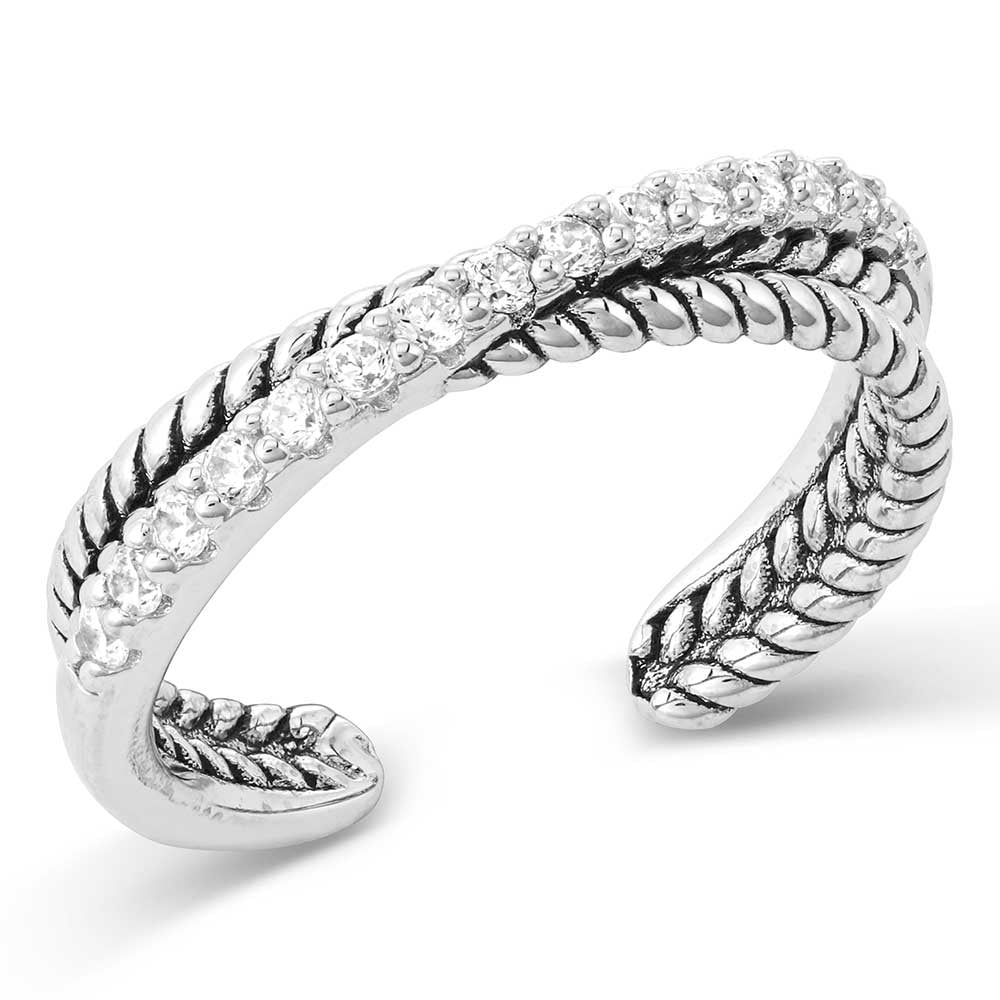 Montana Crystal Crossover Ring