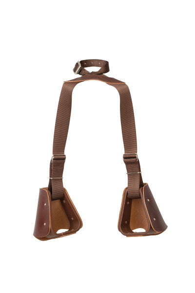 Weaver Nylon Brown Lil' Dude Stirrups