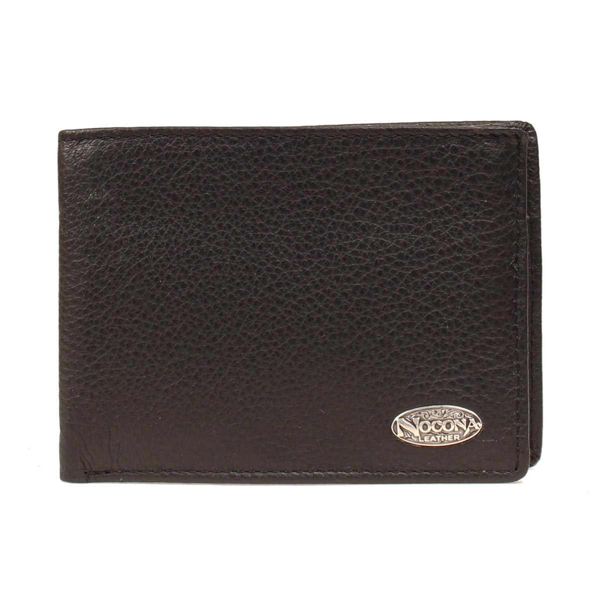 Nocona Smooth Black Bifold Wallet