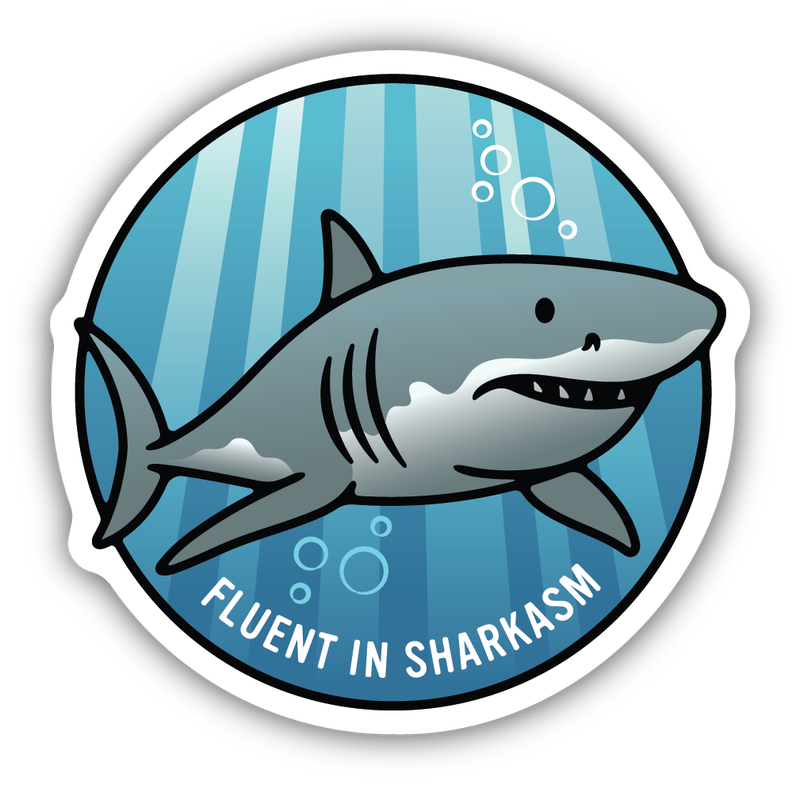 Stickers Northwest Fluent in Sharkasm