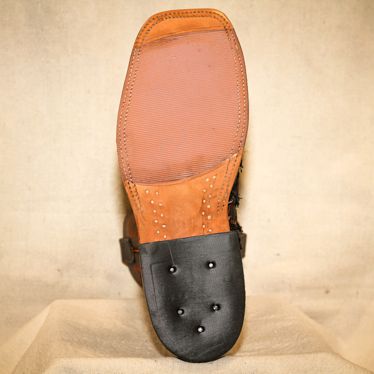 Anderson Bean Arapaima/Bison with Orange Stitch