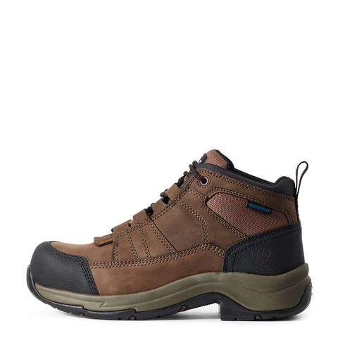 Ariat Ladies Telluride Distressed Brown Composite Toe Waterproof EH