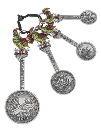 Ganz Roosters Measuring Spoons