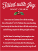 Ganz Filled with Joy Boot Charm