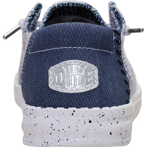 Hey Dude Wendy Knit Shimmer Light Grey/Multi