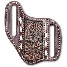 Ariat Floral Filligree Embossed Knife Sheath