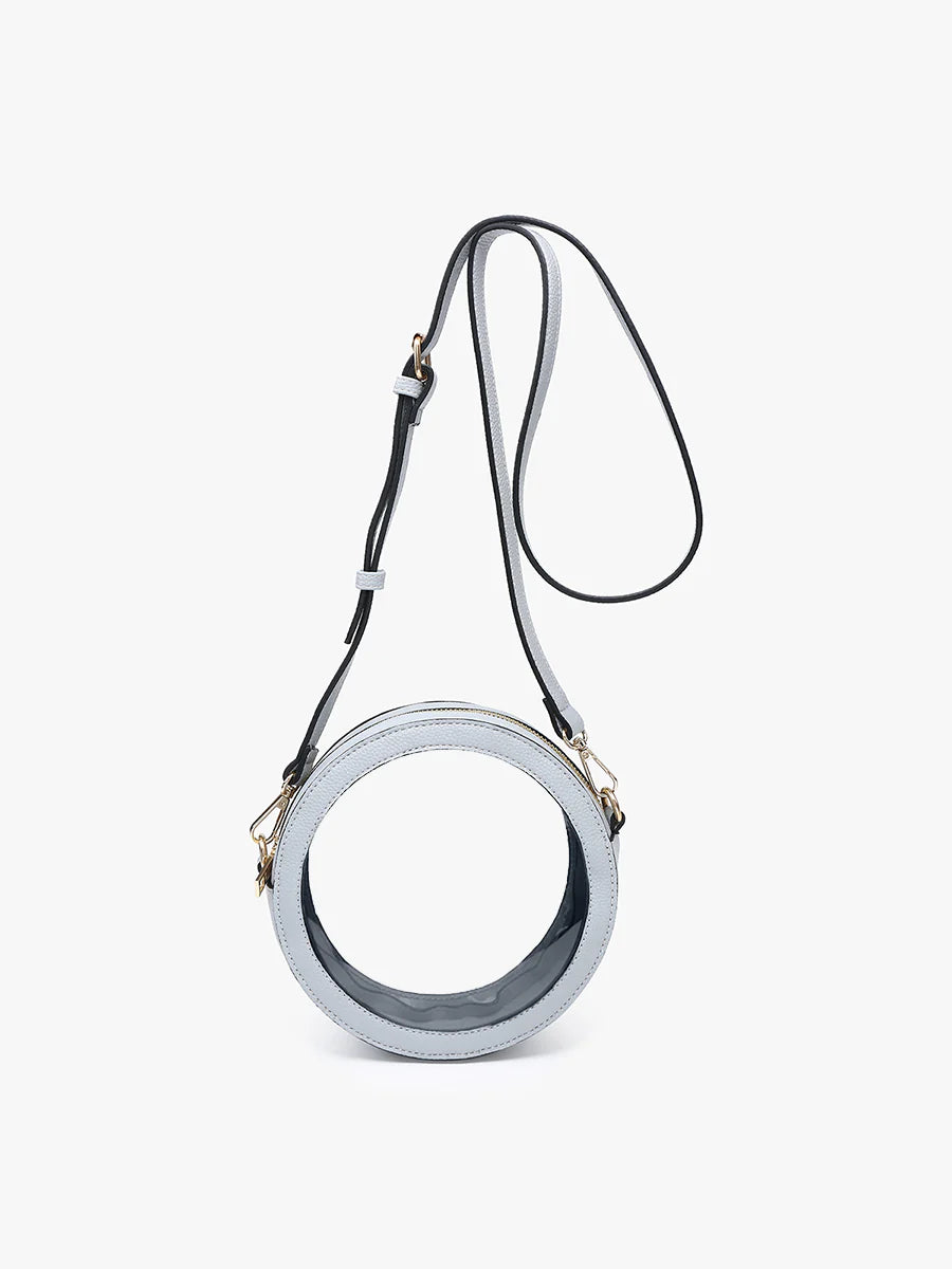 Jen & Co Lilibet Clear Circle Crossbody