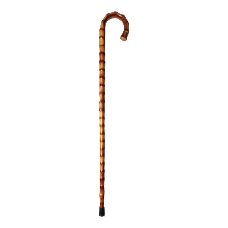 Manual Lean on Me Wood Cane - Hooked