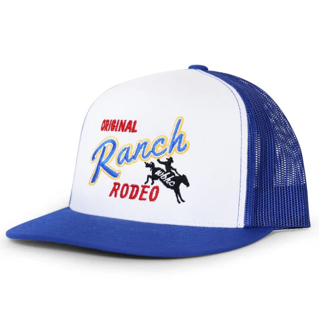 Whiskey Bent Ranch Rodeo White/Blue
