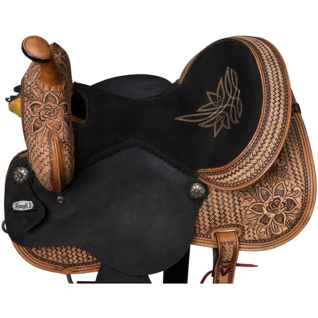 Tough 1 Black Lotus Barrel Saddle