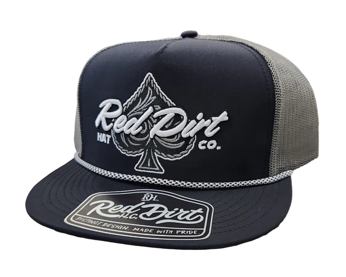 Red Dirt Hold Em' Black/Charcoal Hat