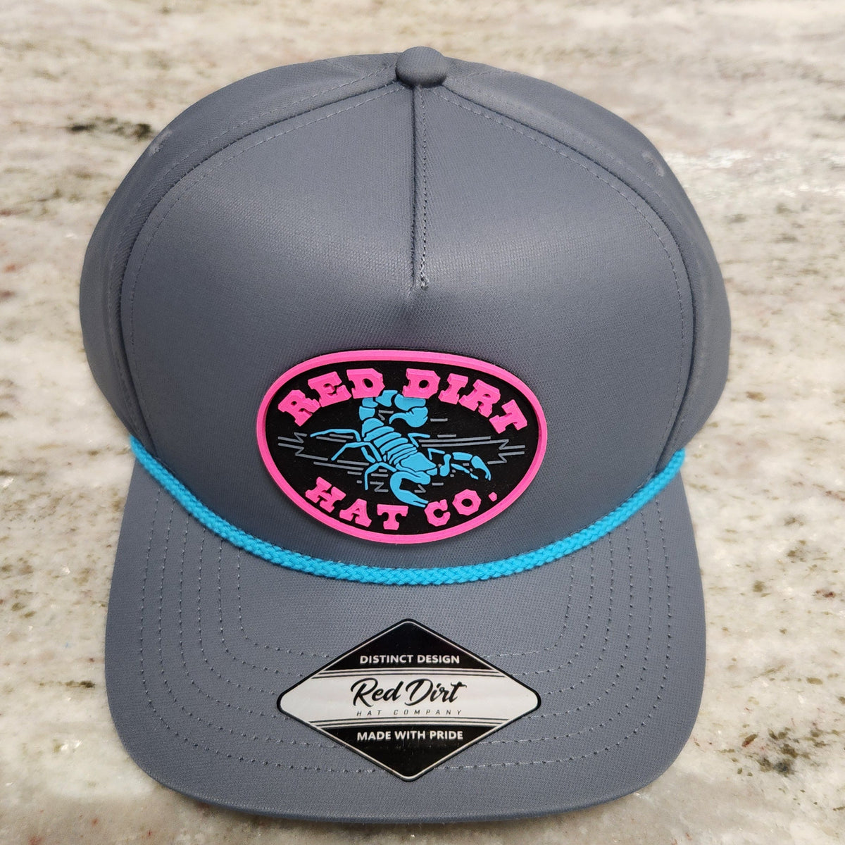 Red Dirt Durango Grey/Turquoise Rope 5 Panel