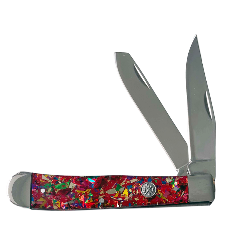 Whiskey Bent Acrylic Red Infused Cutlery Trapper
