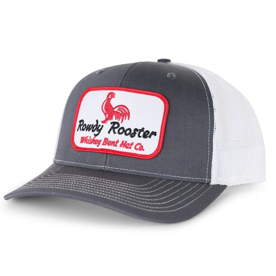 Whiskey Bent Rowdy Rooster Grey/White