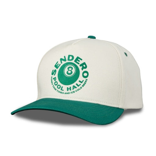 Sendero Eightball Hat White