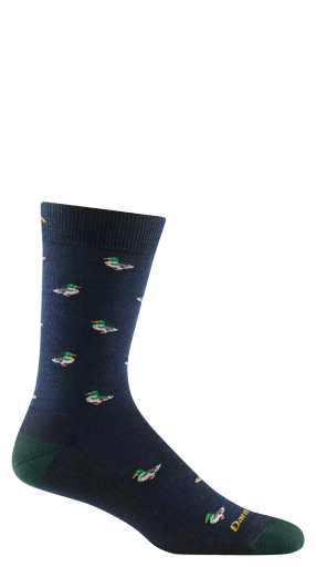 Darn Tough Duck Duck Moose Crew Lightweight With Cushion eclipse