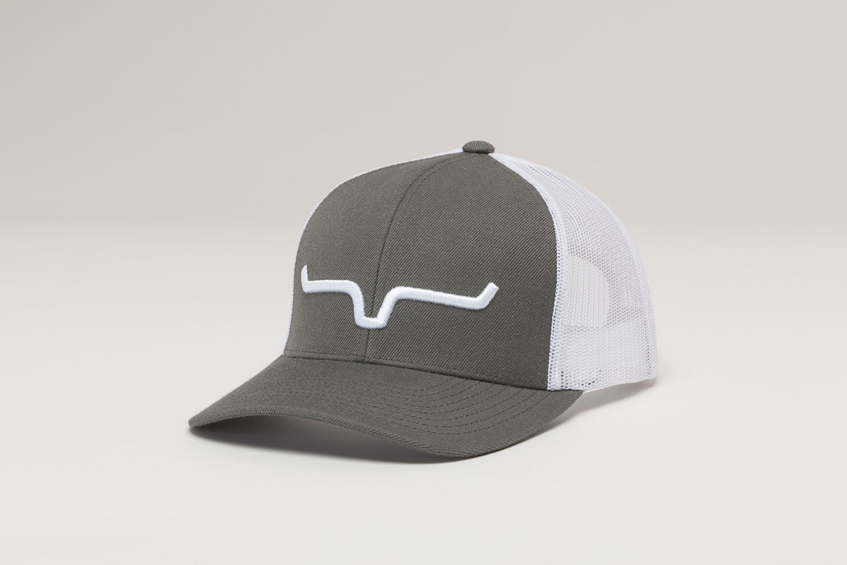Kimes Ranch Weekly Trucker Charcoal/White