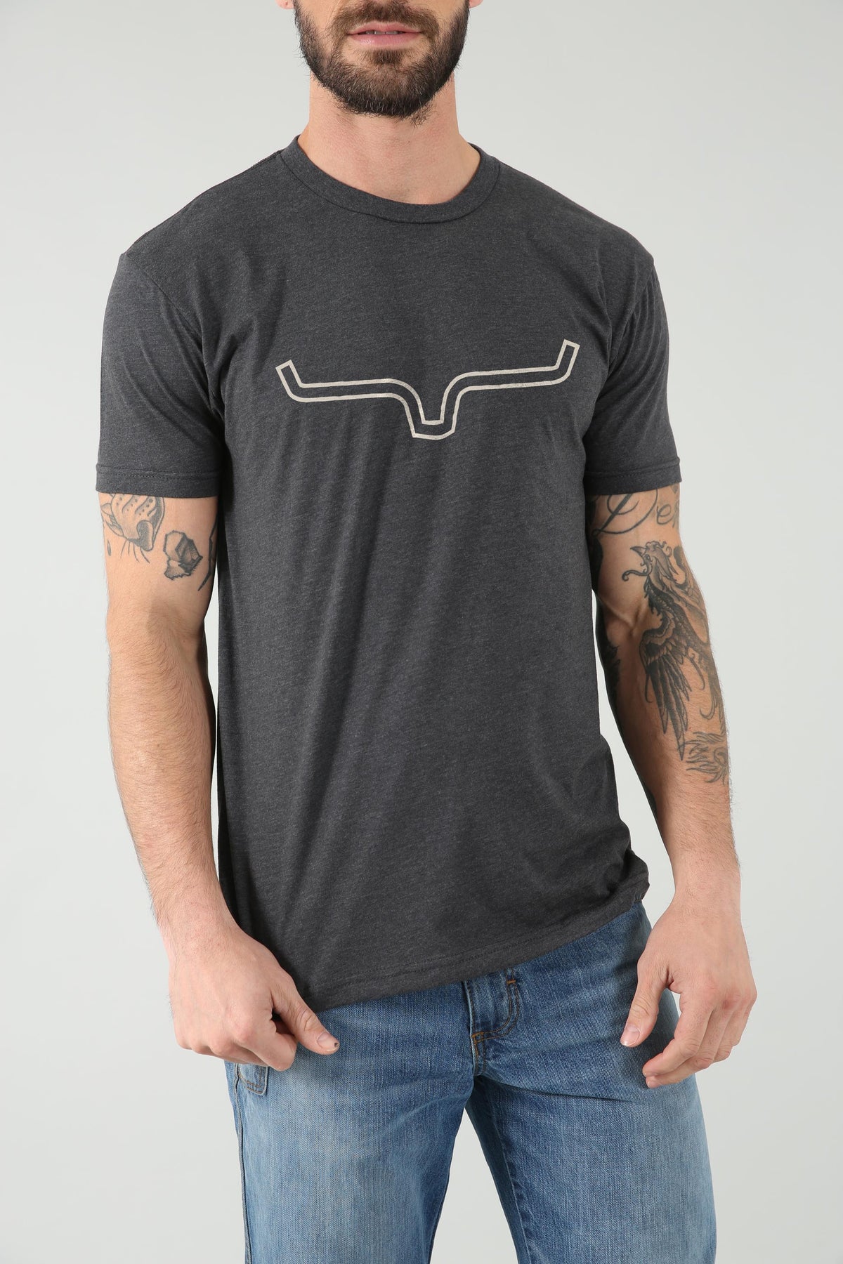 Kimes Ranch Outlier Tee Charcoal