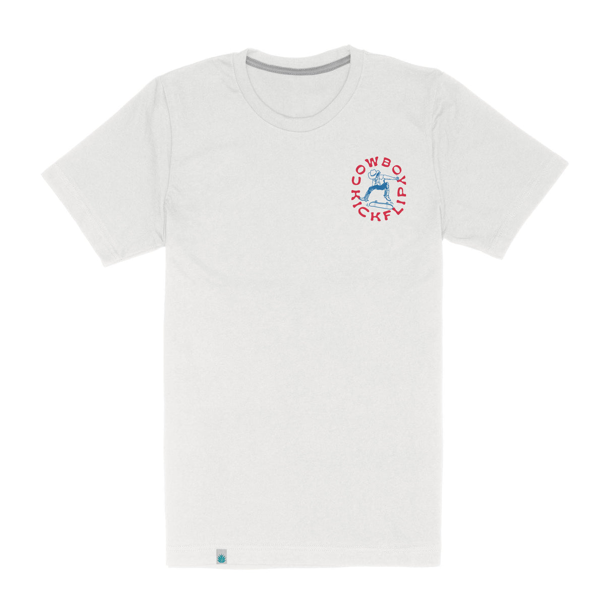 Sendero Cowboy Kickflip Tee Vintage White