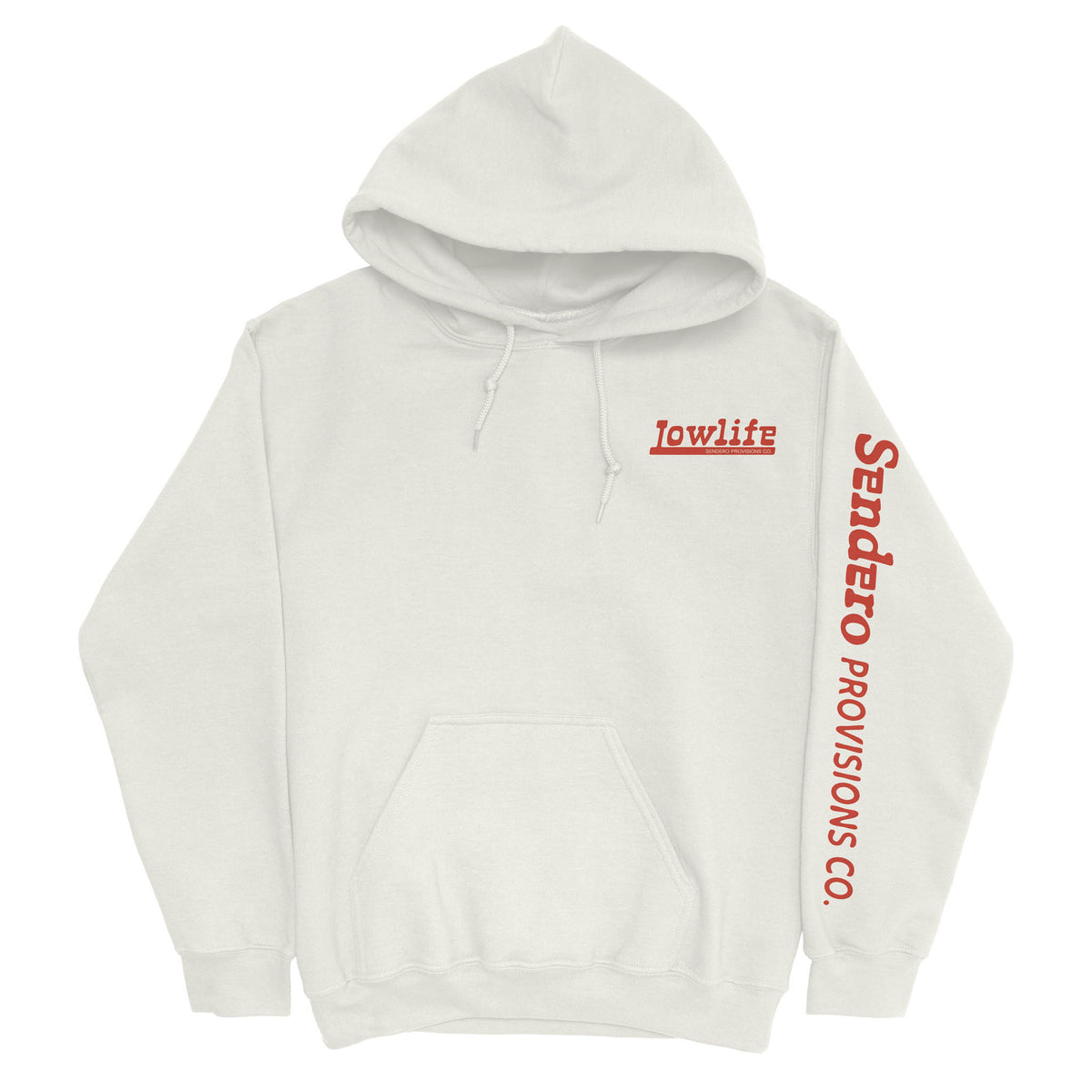Sendero Low Life Hoodie Vintage White