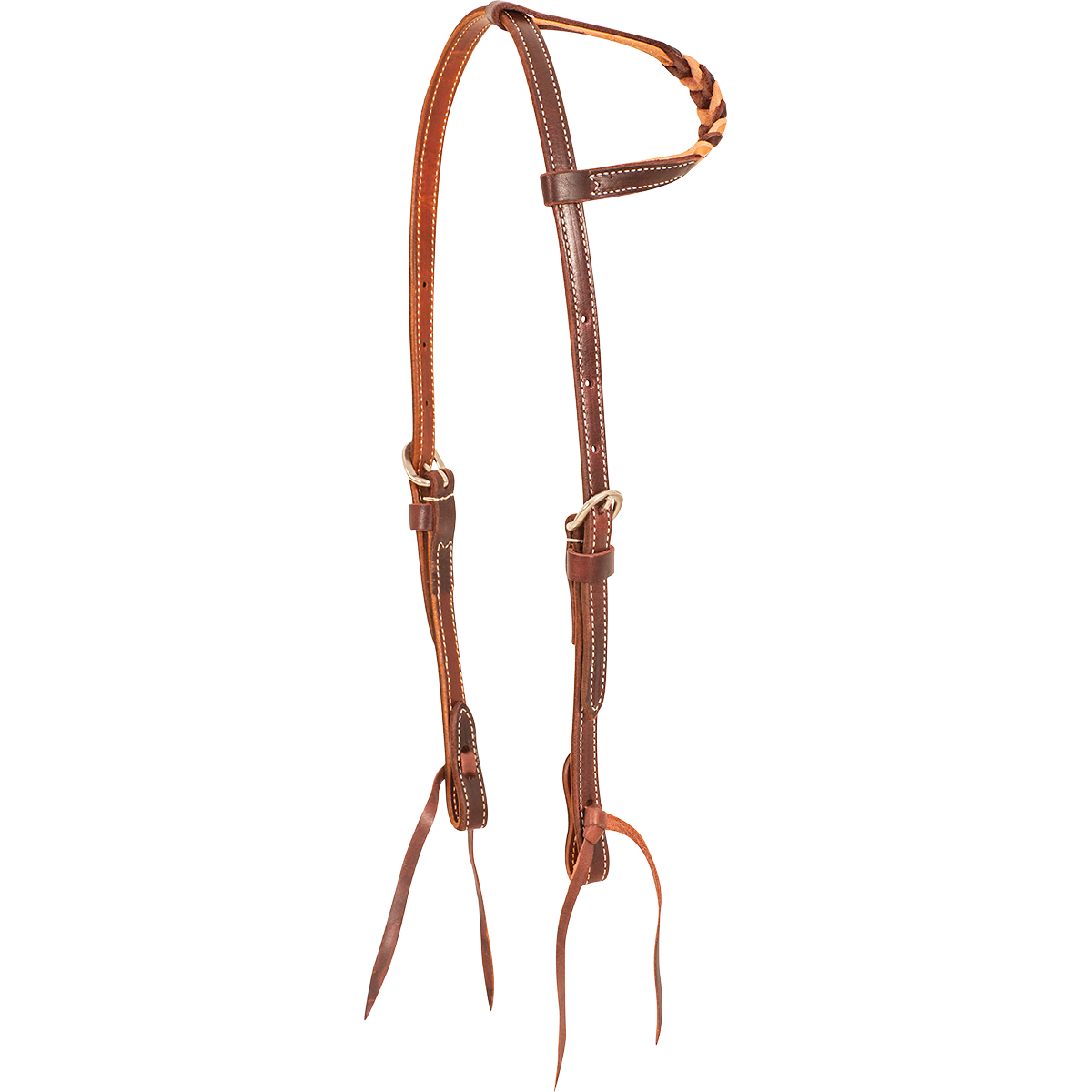 Martin Latigo Slip Ear Headstall with Blood Knots