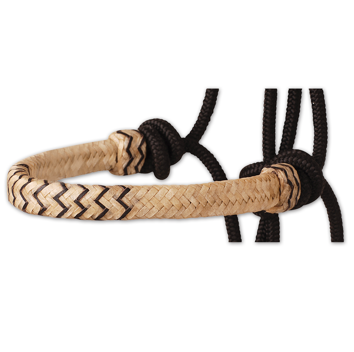 Classic Equine Rope Halter with Rawhide Nose