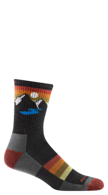 Darn Tough Sunset Ridge Micro Crew Charcoal