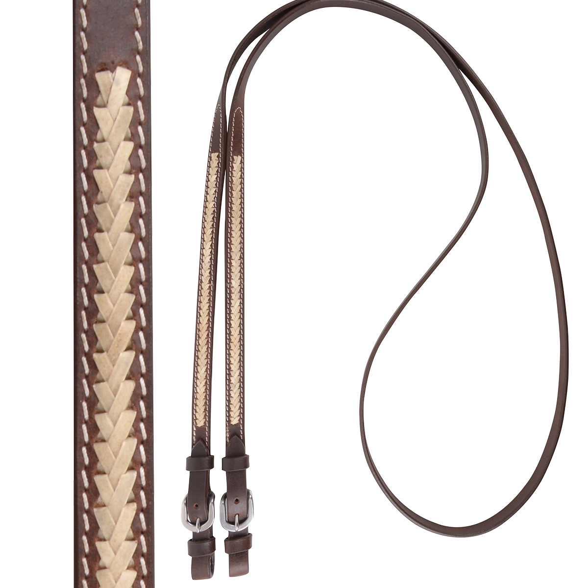 Cashel Rawhide Lace Roping Reins