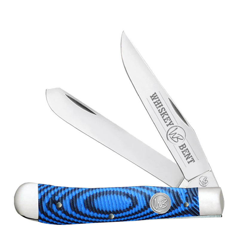 Whiskey Bent G10 Blue Burst Trapper