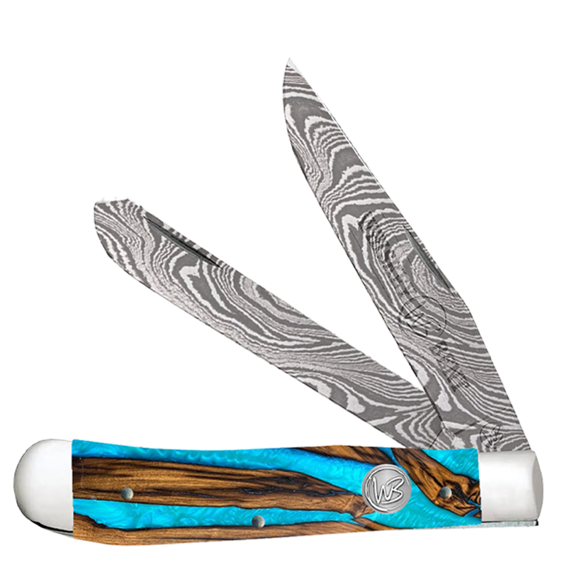 Whiskey Bent Acrylic Damascus Spring Branch Trapper