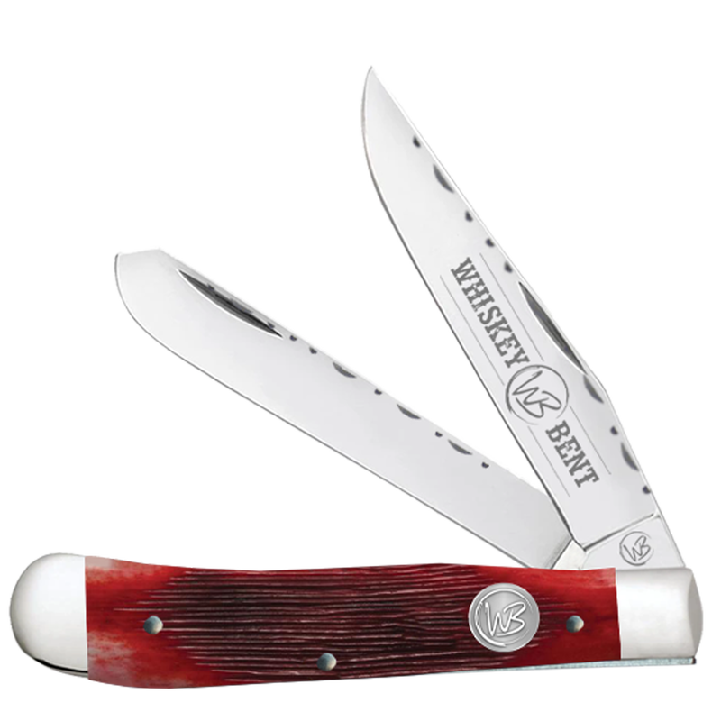Whiskey Bent Natural Bone Black Cherry Trapper Filework