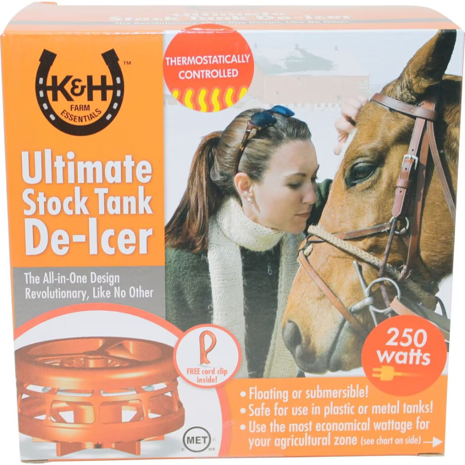 K&H Ultimate Stock Tank Deicer w/Cord Clip