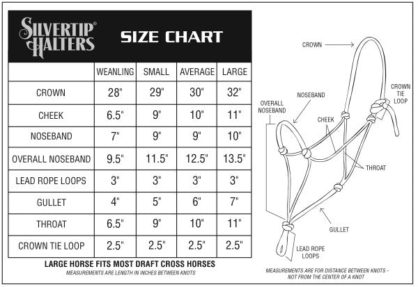 Weaver Silvertip Transition Rope Halter with Sliding Ring
