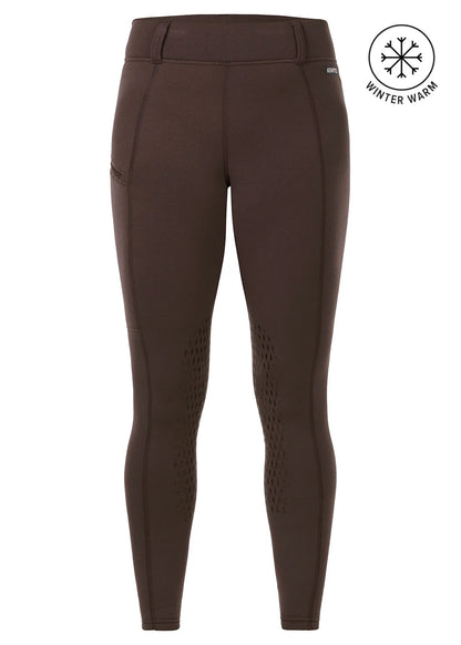 Kerrits Power Stretch Fleece Knee Patch Pocket Riding Tight