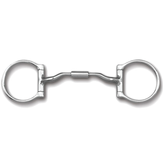 Myler Western Dee without Hooks and Low Port Comfort Snaffle MB 04