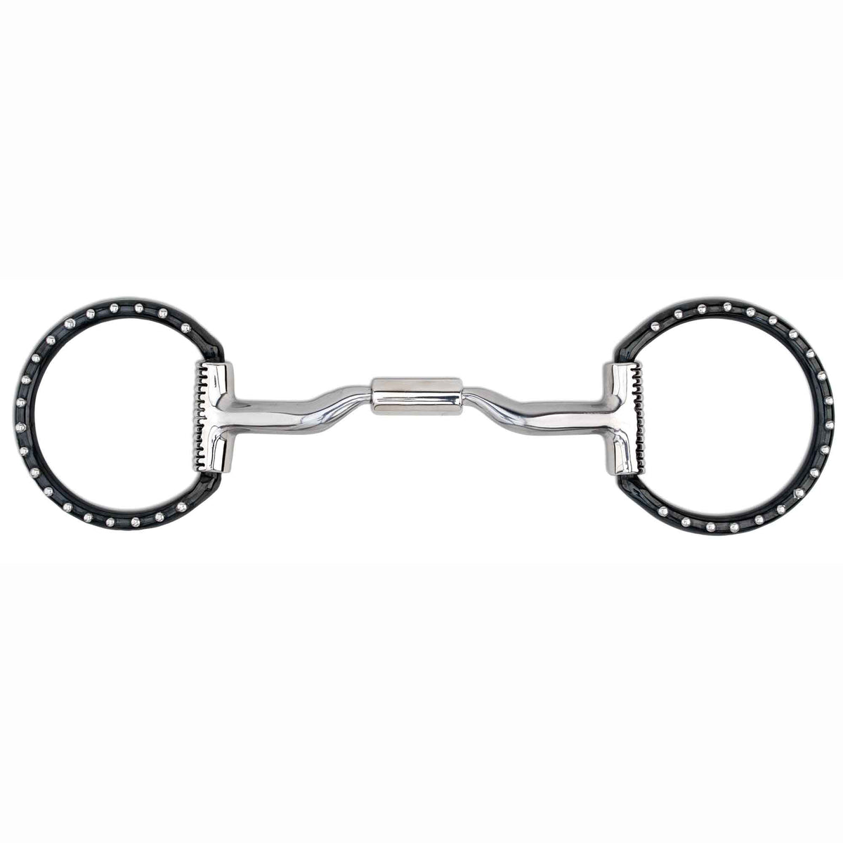 Myler Black Steel Western Dee with Low Port Comfort Snaffle MB 04