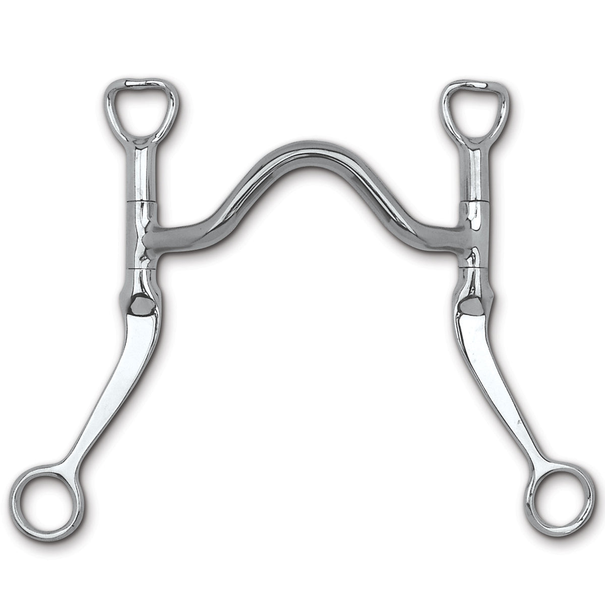 Myler Flat Shank with Medium Wide Port MB 16