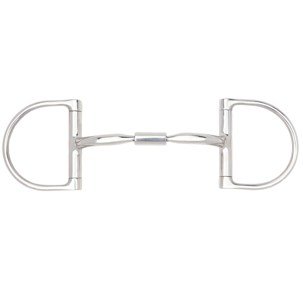 Myler 3 3/8" Medium Dee without Hooks and Comfort Snaffle Wide Barrel MB 02
