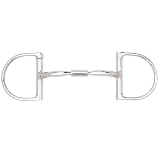 Myler 3 3/8" Medium Dee without Hooks and Comfort Snaffle Wide Barrel MB 02