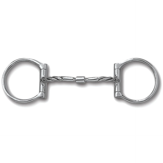 Myler Western Dee without Hooks and Twisted Comfort Snaffle with Narrow Barrel MB 01T